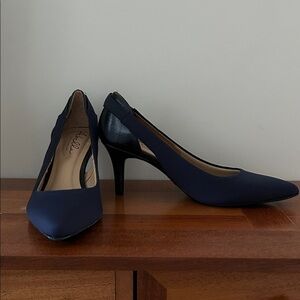 Abella Pumps High Heels Shoes Navy blue SZ 6.5